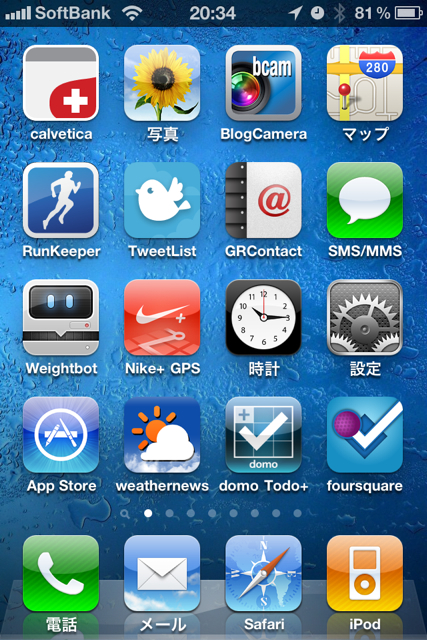 ひさびさにiphoneホーム画面晒します 10年10月の1面 Iphone No Second Life